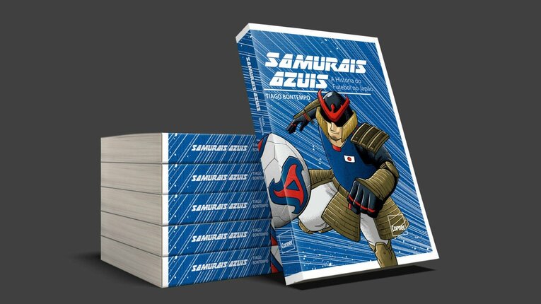 ボンテンポ記者が上梓した「サムライス・アズイス」（青いサムライたち） ※本人提供