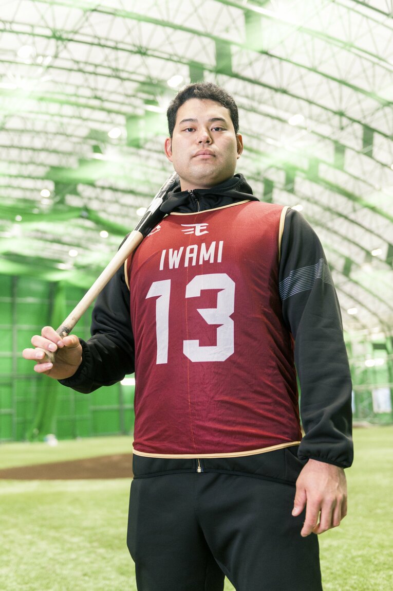 プロ入団直前の岩見（2018年2月撮影）　©Wataru Sato