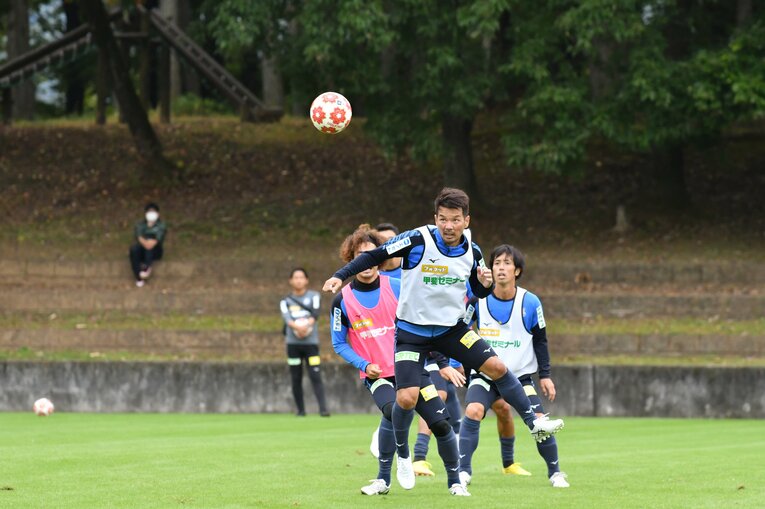 ヴァンフォーレ甲府の練習風景　©2022VFK