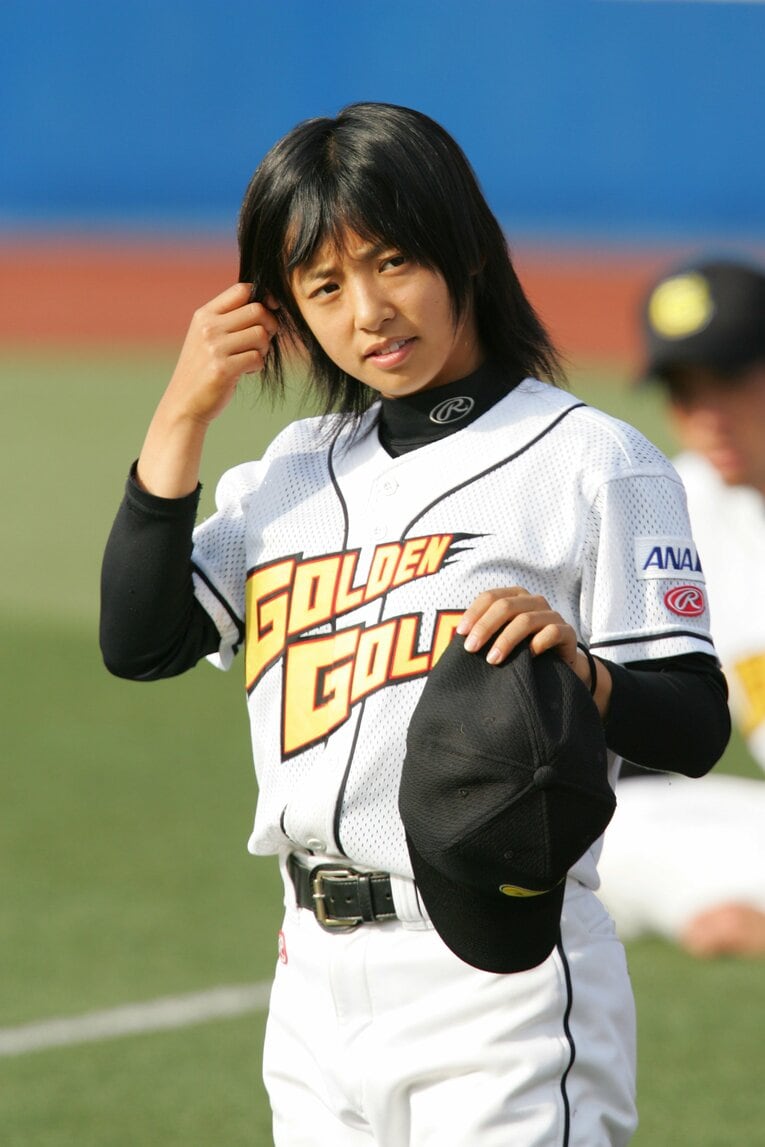 2006年、ゴールデンゴールズ入団後の片岡さん　©AFLO