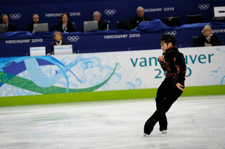 2010年バンクーバー五輪、ショートの『eye』　©Sports Graphic Number