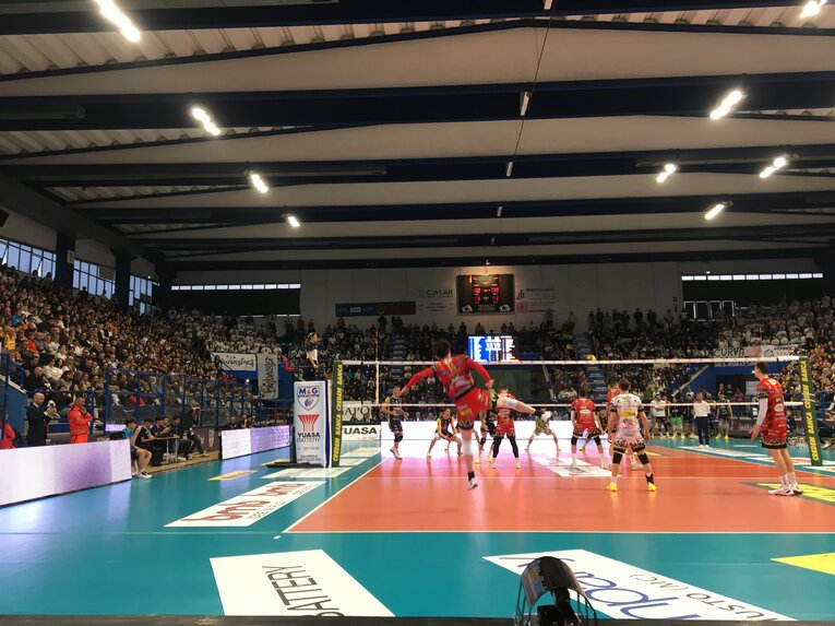 2月9日、ペルージャ石川祐希（セリエA／グロッタッツォリーナ戦）©︎Takashi Yuge