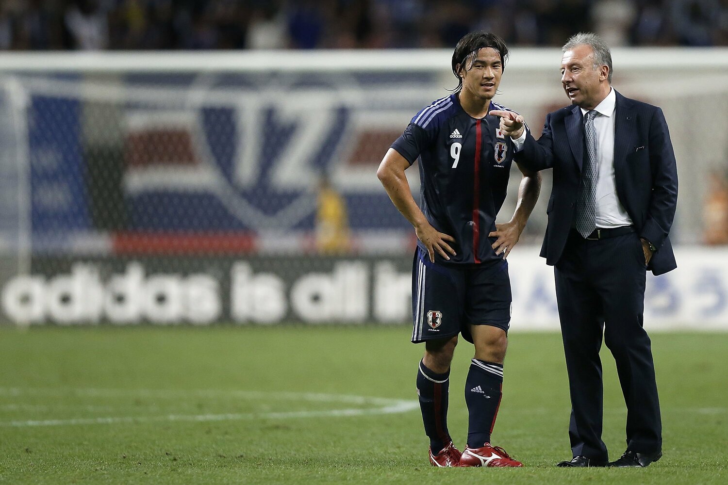 岡崎に対して全幅の信頼を置いた　©Getty Images