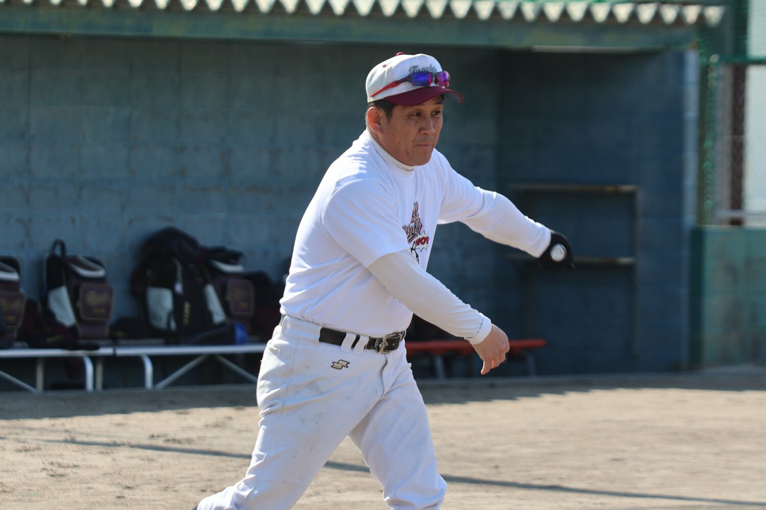 田辺高を率いる田中監督。本人たちもビックリな選出だった　©Fumi Sawai