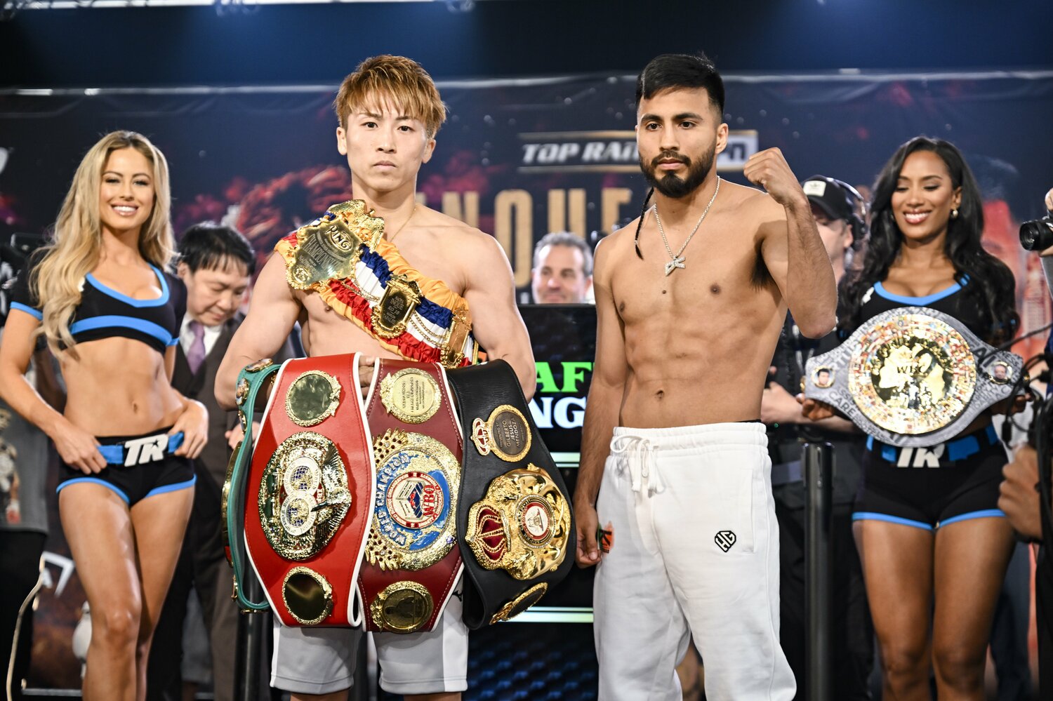 カルデナスは初めて生で見ましたが、「順調に仕上げてきたんだろうな」と（試合前日の計量） ©Hiroaki Finito Yamaguchi