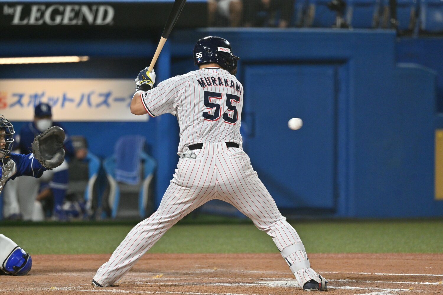 村上はリーグ最多の四球数も選んでいる　©Hideki Sugiyama