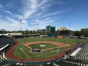 アスレチックスが“仮住まい”としているサター・ヘルス・パーク