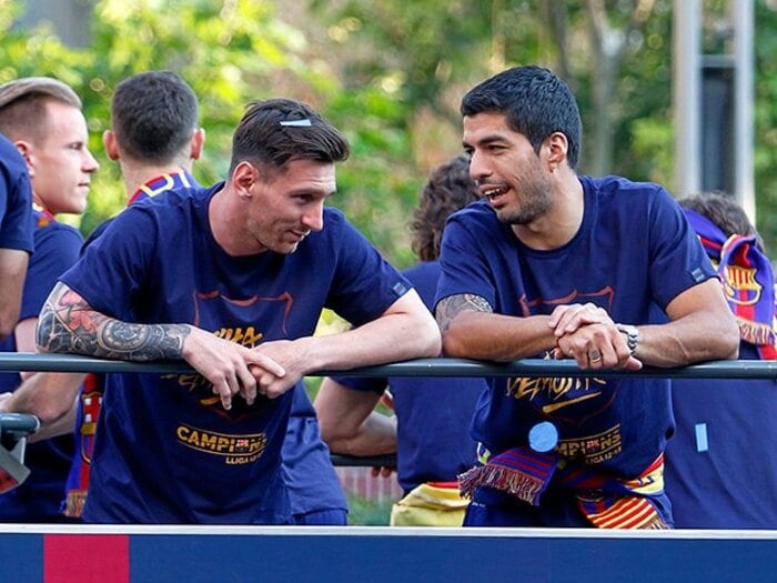 メッシは「シャビの後継者」の道へ。“5つの数字”が全てリーガトップ5。＜Number Web＞ photograph by AFLO