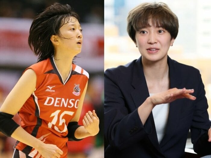 「目、デカッ…と言われるたびに傷ついた」18歳で突然バセドウ病に…元女子バレー日本代表・鍋谷友理枝の告白「毎日薬を飲み続けてました」＜Number Web＞ photograph by L）Yohei Osada/AFLO SPORT　R）Shigeki Yamamoto