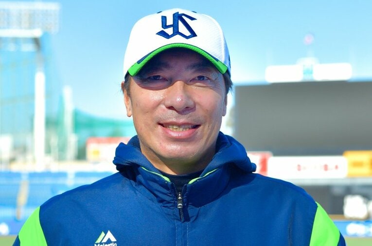 絶対的守護神として4度の日本一をもたらした高津臣吾監督（53歳）。そして指揮官としてヤクルト20年ぶりの日本一を果たした ／ photograph by Hideki Sugiyama