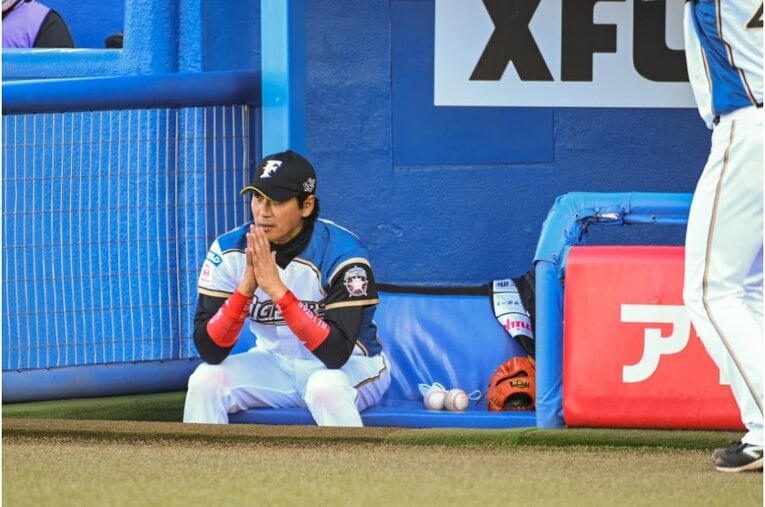 2020年トライアウトの新庄ビッグボス　©Nanae Suzuki