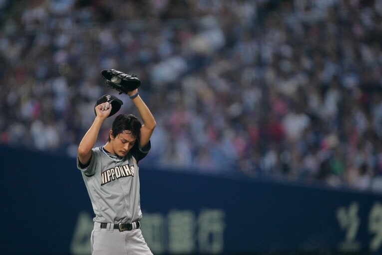 2006年、日本シリーズでも登板　©Hideki Sugiyama