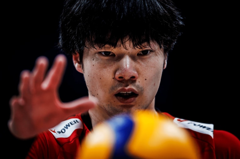 大塚達宣（VNLセルビア戦）©︎Volleyball World