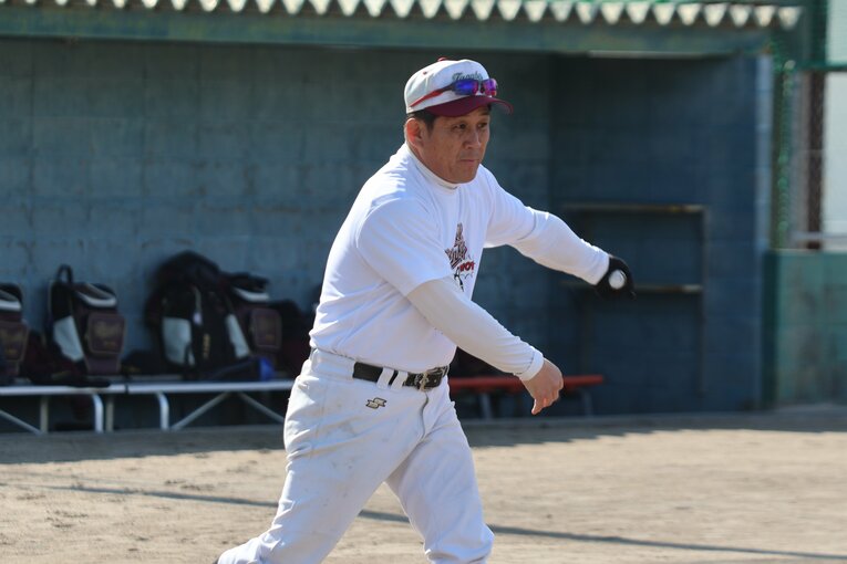 田辺高を率いる田中監督。本人たちもビックリな選出だった　©Fumi Sawai