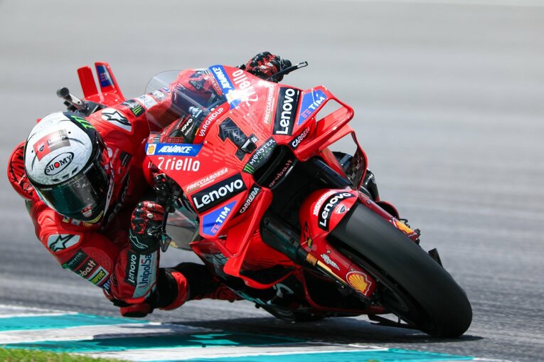 キープコンセプトながら今オフのテストで驚異的なタイムを連発。開幕前にして3連覇も濃厚なムード漂うドゥカティのエース・バニャイア　©Satoshi Endo