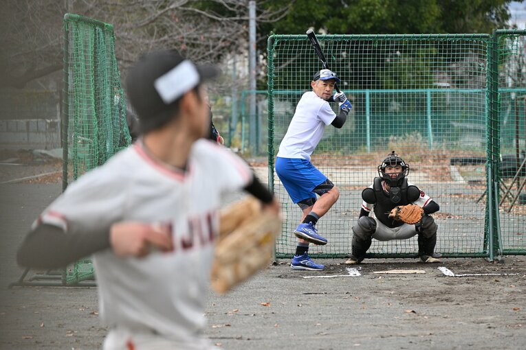 富士高校野球部を指導したイチロー　©Naoya Sanuki