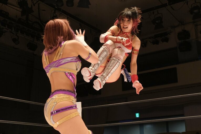 スターダムでの向後桃　©Norihiro Hashimoto