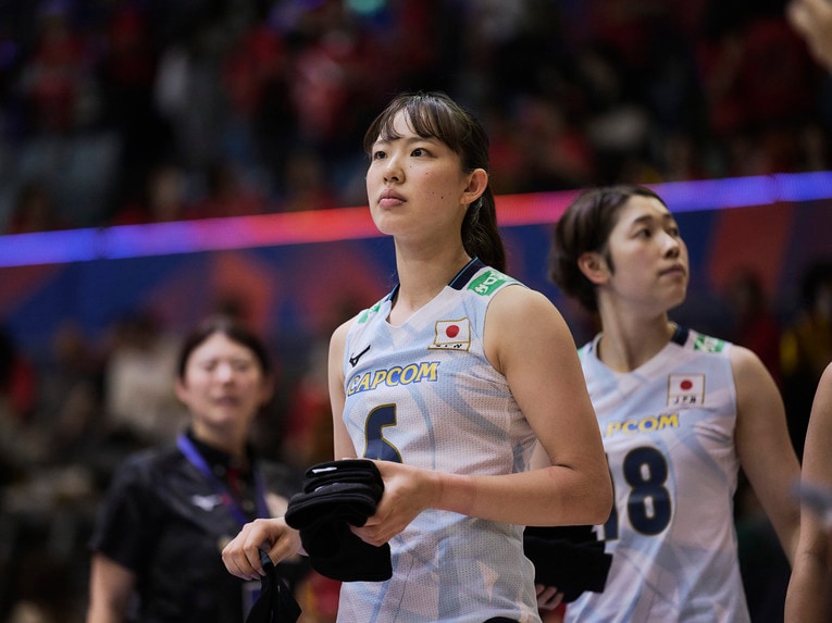 バレーボールネーションズリーグ 韓国戦　©︎Yuki Suenaga