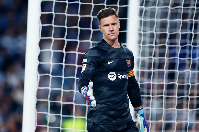 ソシエダの前に立ちはだかったバルサ守護神テア・シュテーゲン　©Daisuke Nakashima