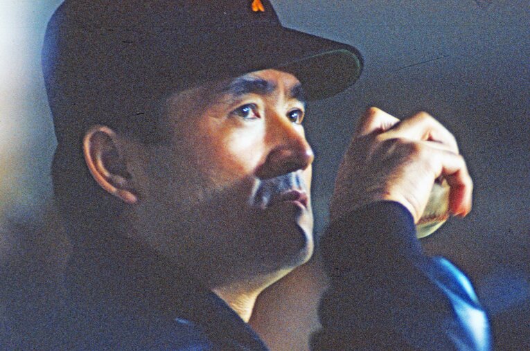 第1次政権時代の巨人・長嶋茂雄監督。1979年、「地獄の伊東キャンプ」で18人の若手をシゴいた ／ photograph by AFLO