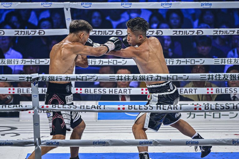 井上拓真vs.堤聖也（WBA世界バンタム級タイトルマッチ）©Takuya Sugiyama