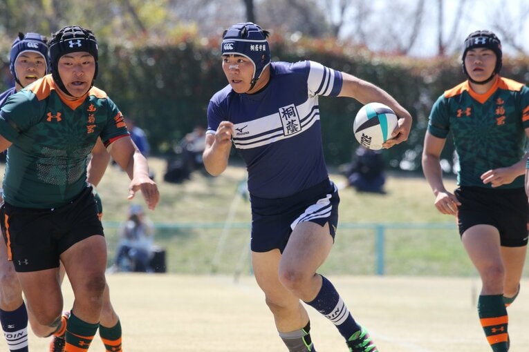 桐蔭学園時代の佐藤健次。早大に進学し、4年時の今季は主将を務めた　©Nobuhiko Otomo