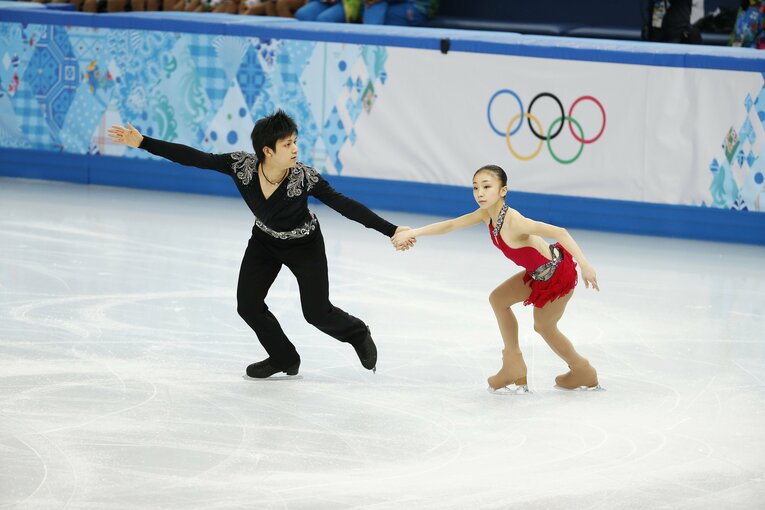 ソチ五輪での高橋・木原ペア　©JMPA