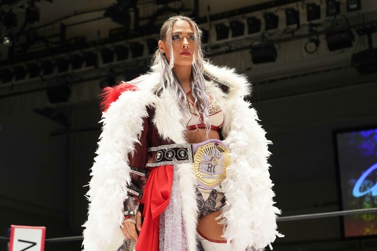 STRONG女子王座と出会ったことで違う世界が見えたという　©Essei Hara