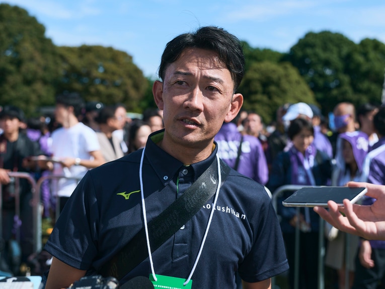 2023年10月の箱根駅伝予選会にて　©Yuki Suenaga