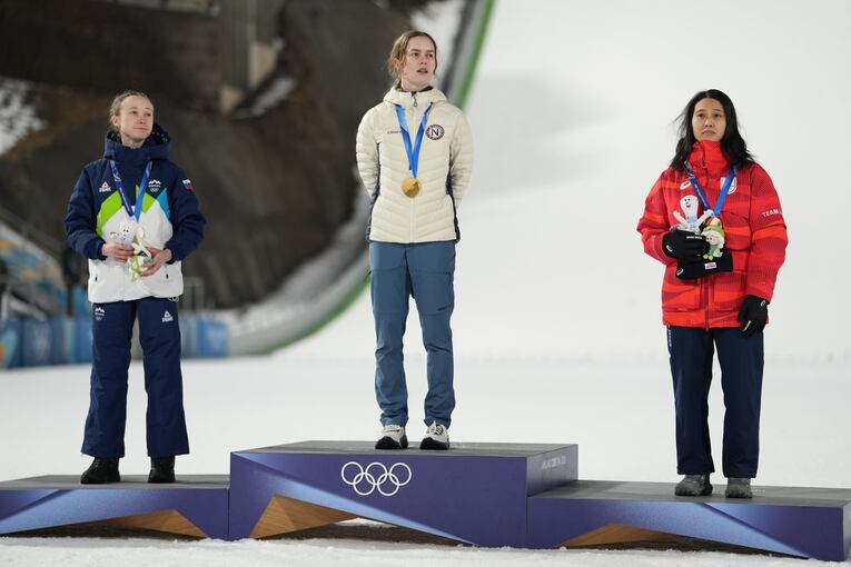 【ミラノ五輪速報写真】初の五輪で銅メダルを獲得した丸山　©JMPA