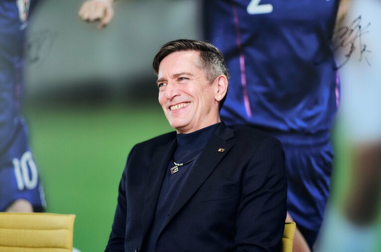 インタビューに応じてくれたニールセン監督　©Yuki Suenaga