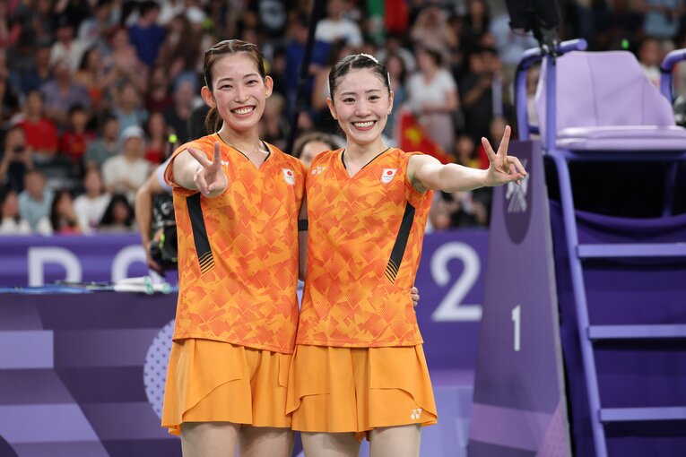 マレーシアのペアとの3位決定戦　©Ryosuke Menju/JMPA