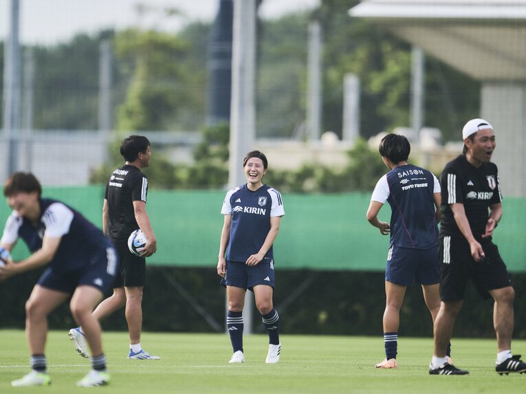 自身初となるワールドカップに臨む猶本光（29歳）　©︎Yuki Suenaga