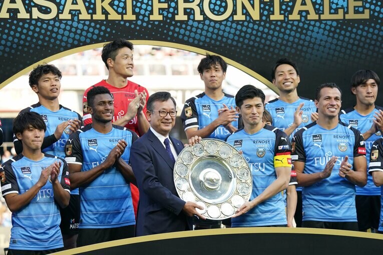 チームの主将として川崎フロンターレをリーグチャンピオンに導いた　©Getty Images