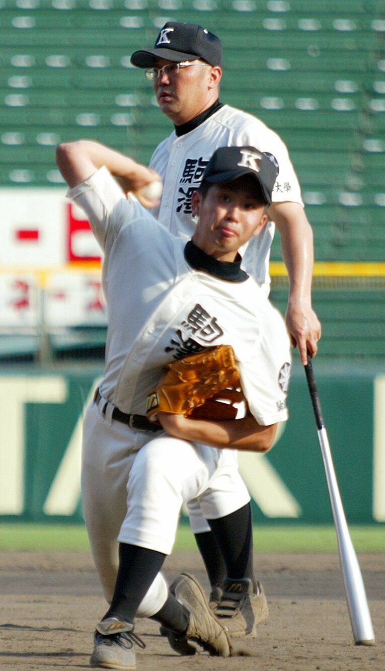 「（香田監督は）人生の中でいちばん怖い人」という証言も…。写真は甲子園の練習で　©JIJI PRESS