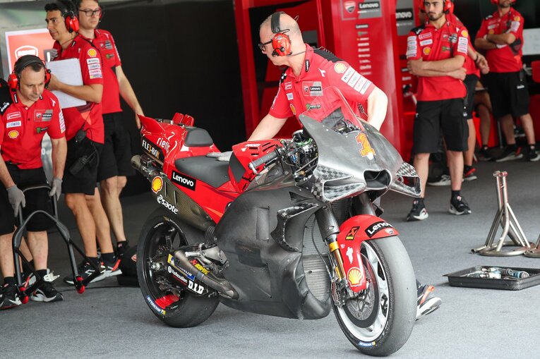 今季もエアロパーツ満載のドゥカティのマシン　©Satoshi Endo