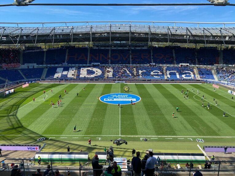 キックオフ前のHDIアレーナ　©Atsushi Iio