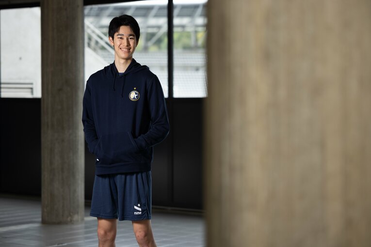 身長2mの高さを武器に、日本代表へ生き残りを懸ける　©︎Takahisa Hirano