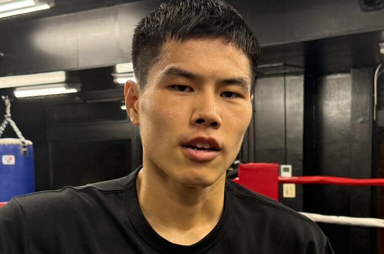 井上尚弥との試合を前に電話取材に応じてくれたキム・イェジュン（32歳） ／ photograph by Mike Altamura