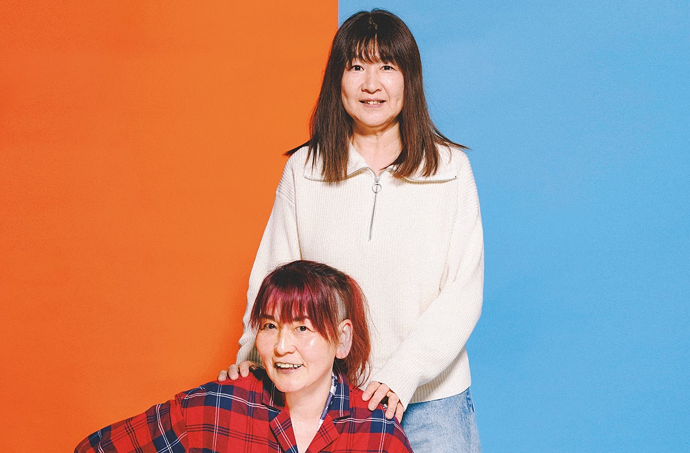 ジャンボ堀・大森ゆかり　全日本プロレス３WAタッグチャンピョン●直筆サイン色紙 ジャンボ堀・大森ゆかり 全日本プロレス3WAタッグチャンピョン