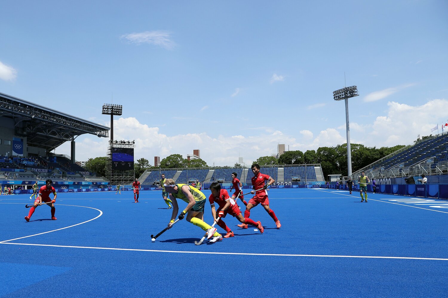 2021年東京五輪でのホッケー競技 ©Getty Images
