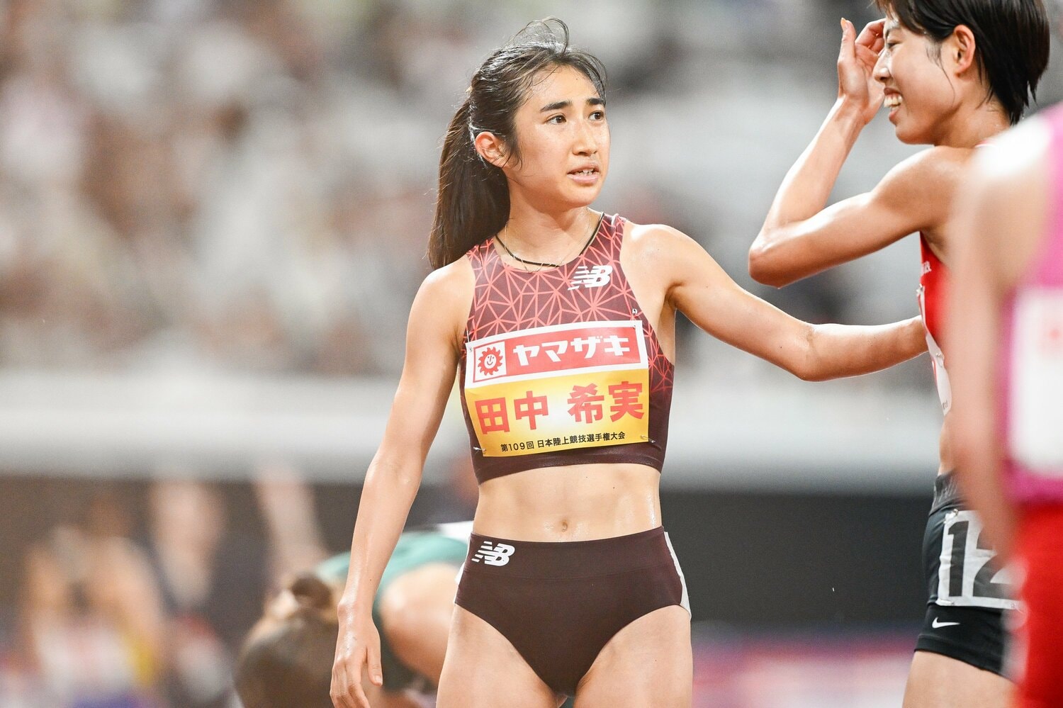 大会新記録となる14分台で快勝　©Nanae Suzuki