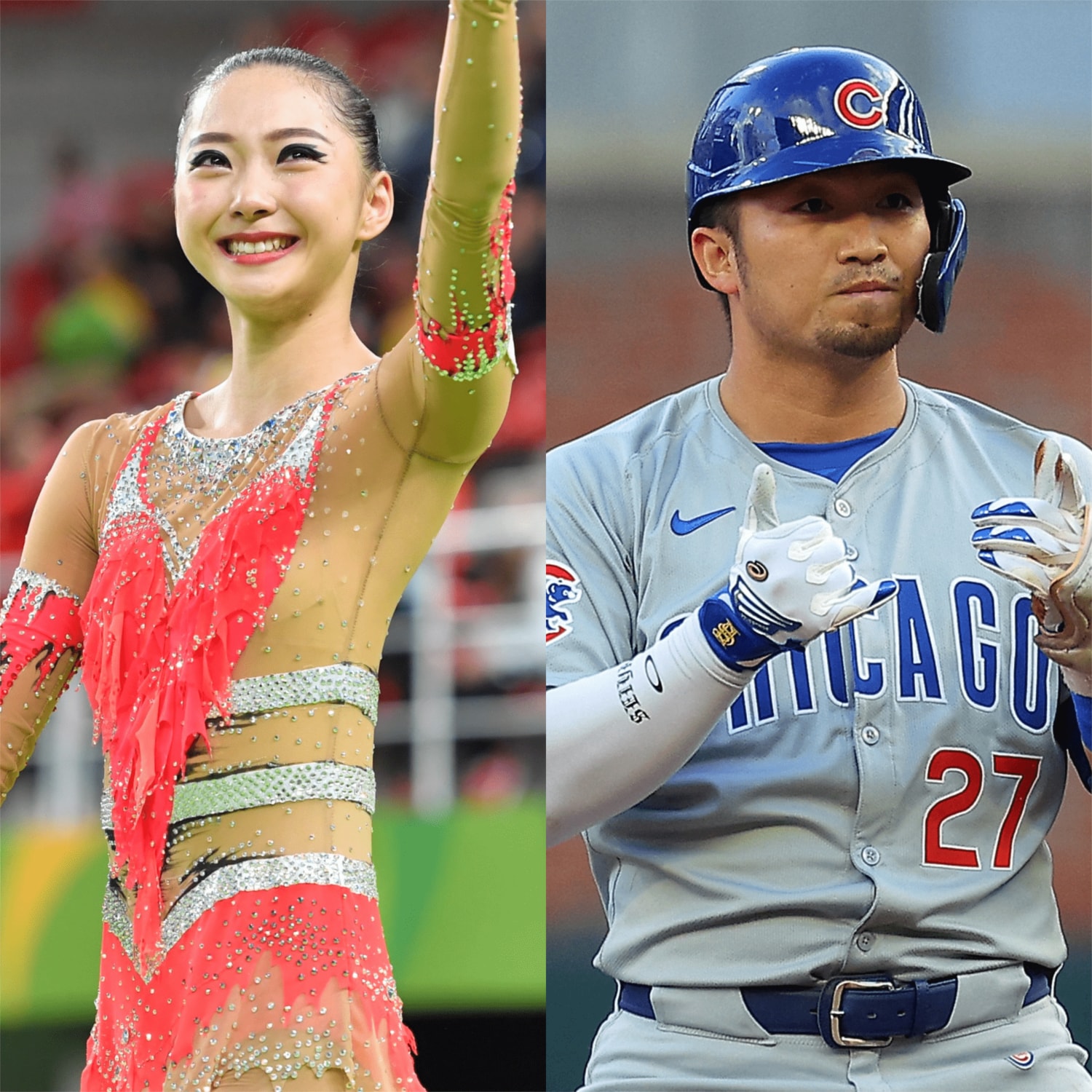 「1994年世代」のビッグカップルとなった新体操日本代表・畠山愛理さんとカブスの鈴木誠也選手　©︎JMPA／JIJI PRESS