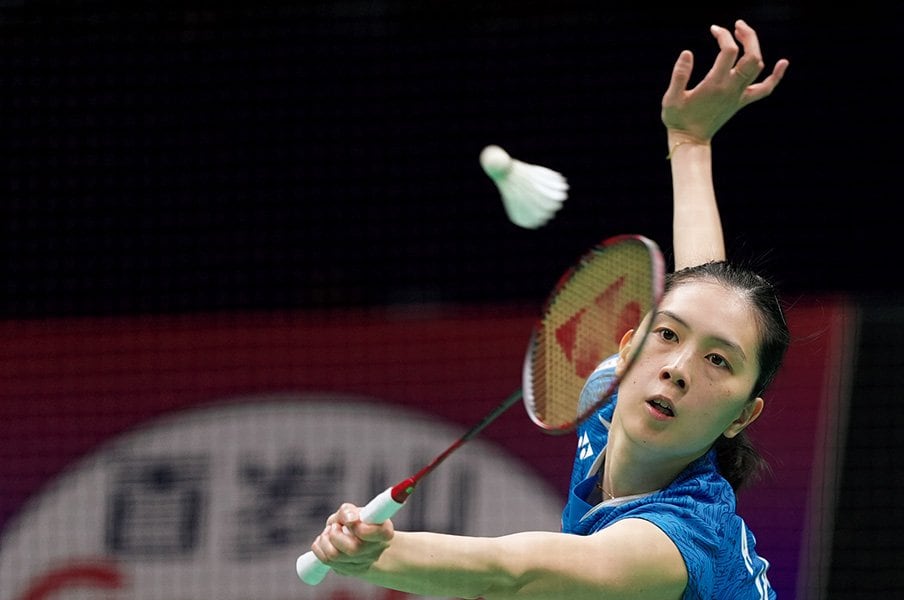 大堀彩「『バドミントン人生の集大成』福島の仲間と共に夢の五輪へ」＜Number Web＞ photograph by Getty Images