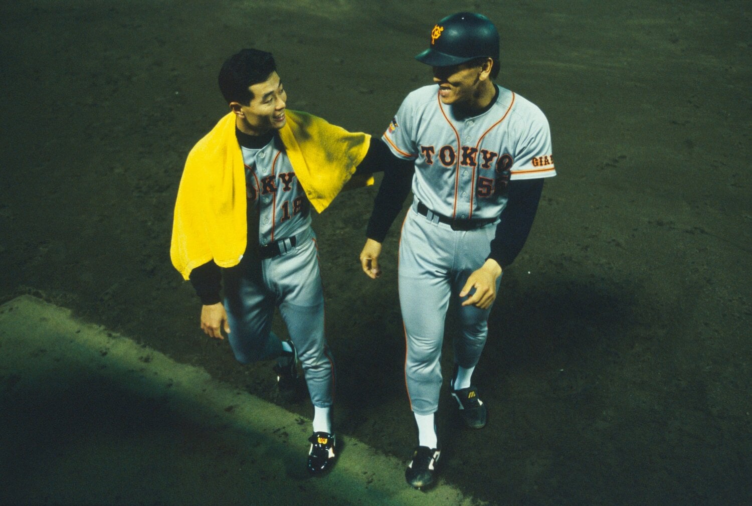 巨人時代の桑田と松井 ©Naoya Sanuki