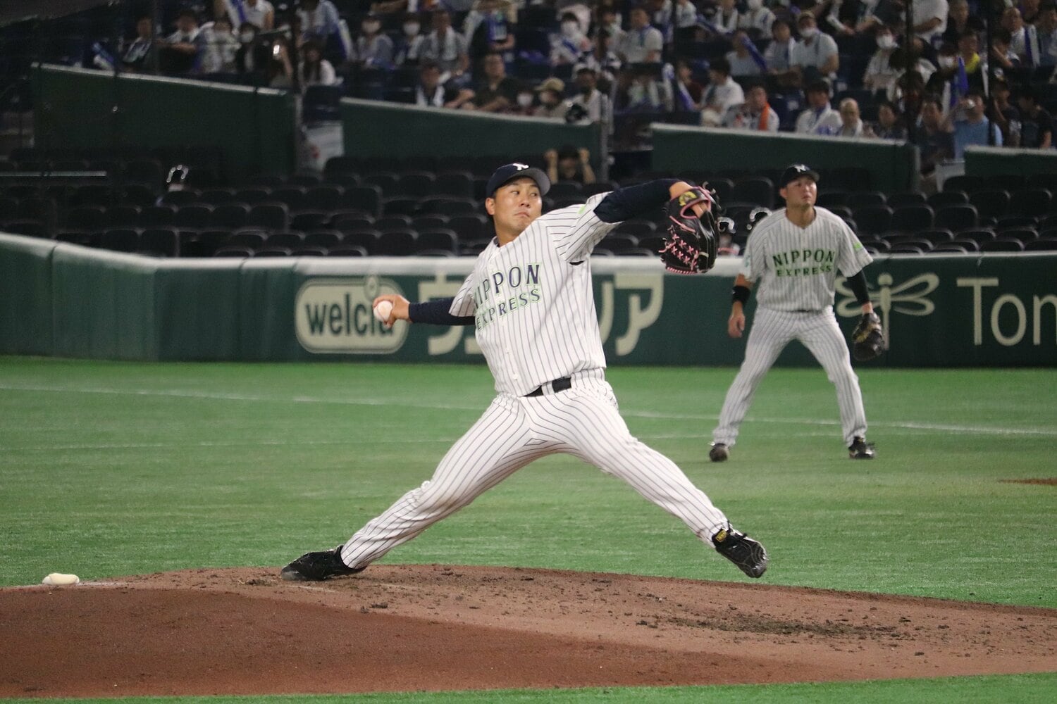日通時代の古田島 ©Yu Takagi