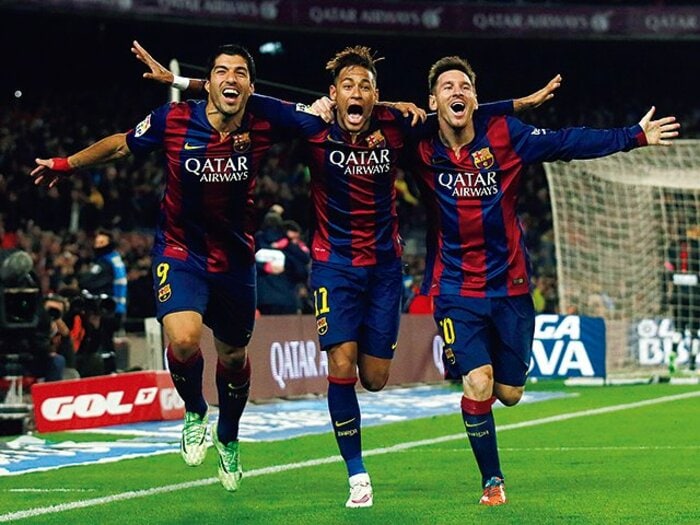 混迷続くバルサが見せた、強敵への快勝の意味とは。～メッシ騒動も最強3トップに託す～＜Number Web＞ photograph by AFLO