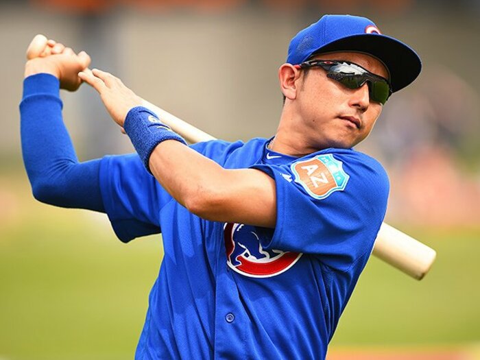 オープン戦絶好調で一時は4割到達！川崎宗則が「ひらめいた」新打法。＜Number Web＞ photograph by Getty Images