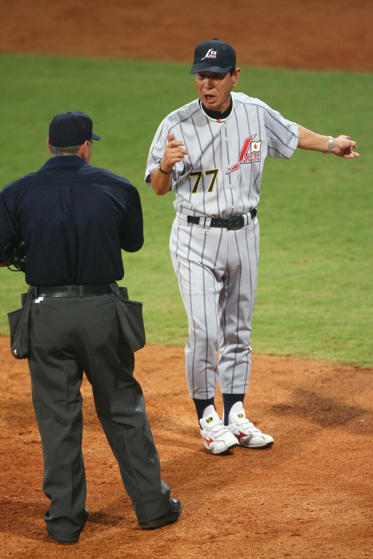 星野仙一監督 北京オリンピック 野球日本代表 オーセンティック