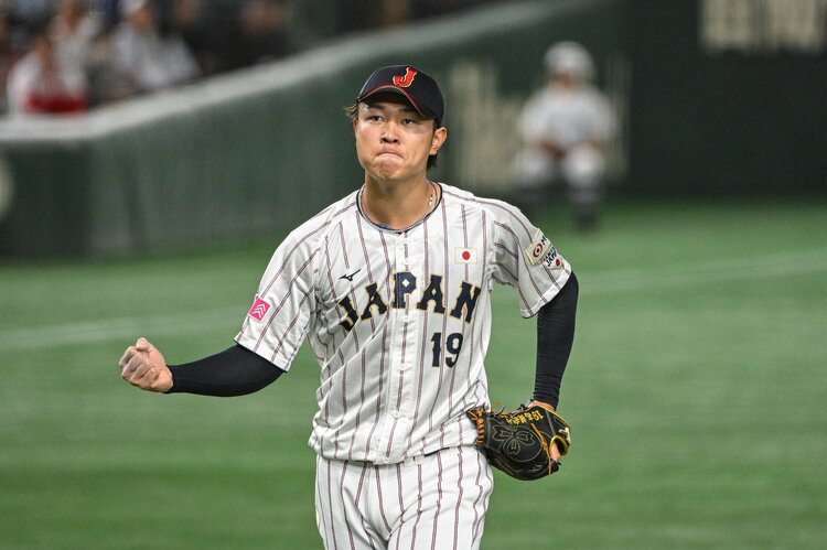 中日ドラゴンズ　高橋宏斗　侍ジャパン　プレミア12 ユニフォーム　Lサイズ 中日ドラゴンズ 高橋宏斗 侍ジャパン プレミア12 ユニフォーム L